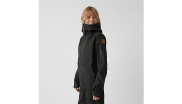 Ветровка FJÄLLRÄVEN Keb Eco-Shell Jacket Черно | F89600-550, 7