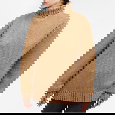 Пуловер Helmut Lang Helmut Lang Funnel Neck Knit Sweater Кафяво | N10HW705-E05, 2
