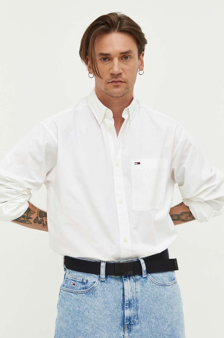 Риза Tommy Hilfiger Oversized Poplin Shirt Бяло | DM0DM16601, 0