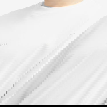 Тениска BEAMS Mini Logo Long Sleeve T-Shirt, Size Medium Бяло | 1110-0213-458-01, 5