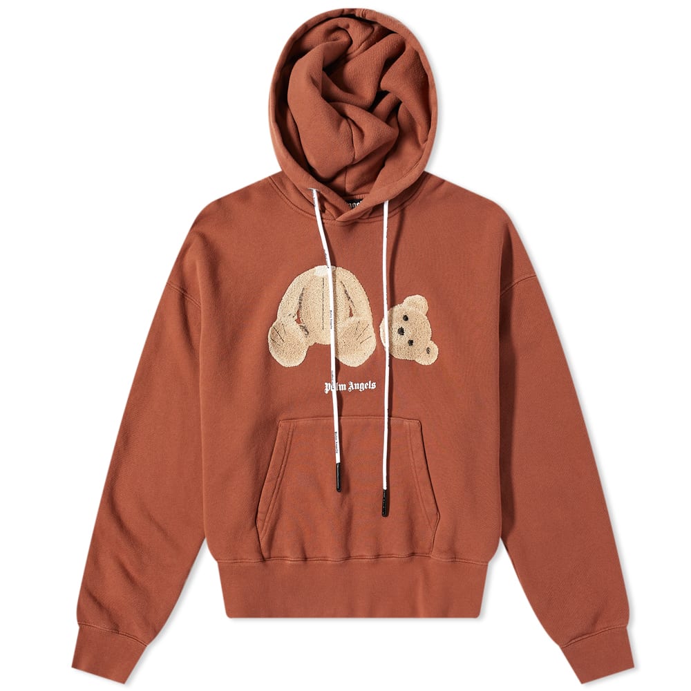Суитчър Palm Angels Kill The Bear Popover Hoody Кафяво | PMBB058S22FLE0146460, 0