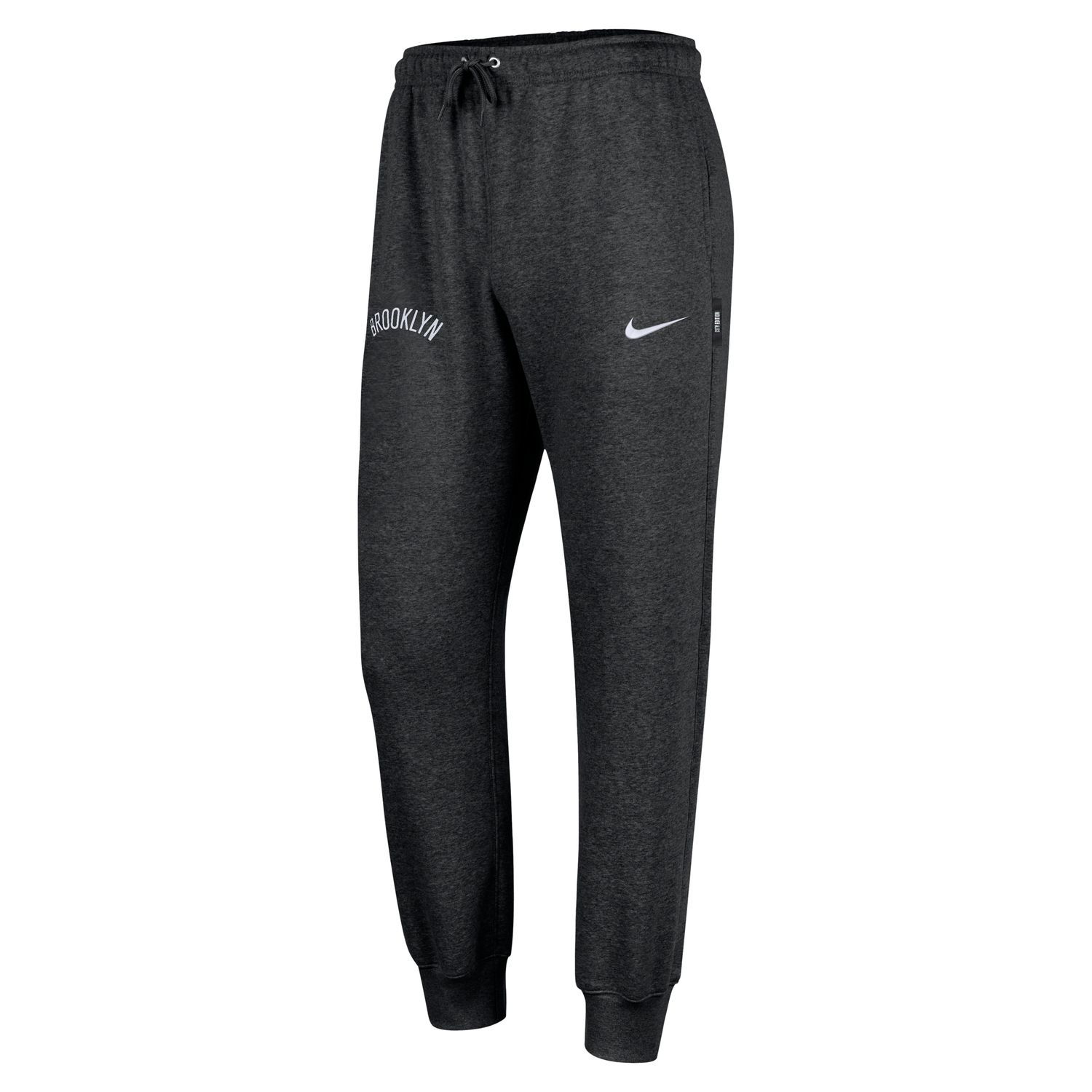 Спортни панталони Nike NBA Club Brooklyn Nets City Edition Fleece Jogger Сиво | HQ5468-010, 0