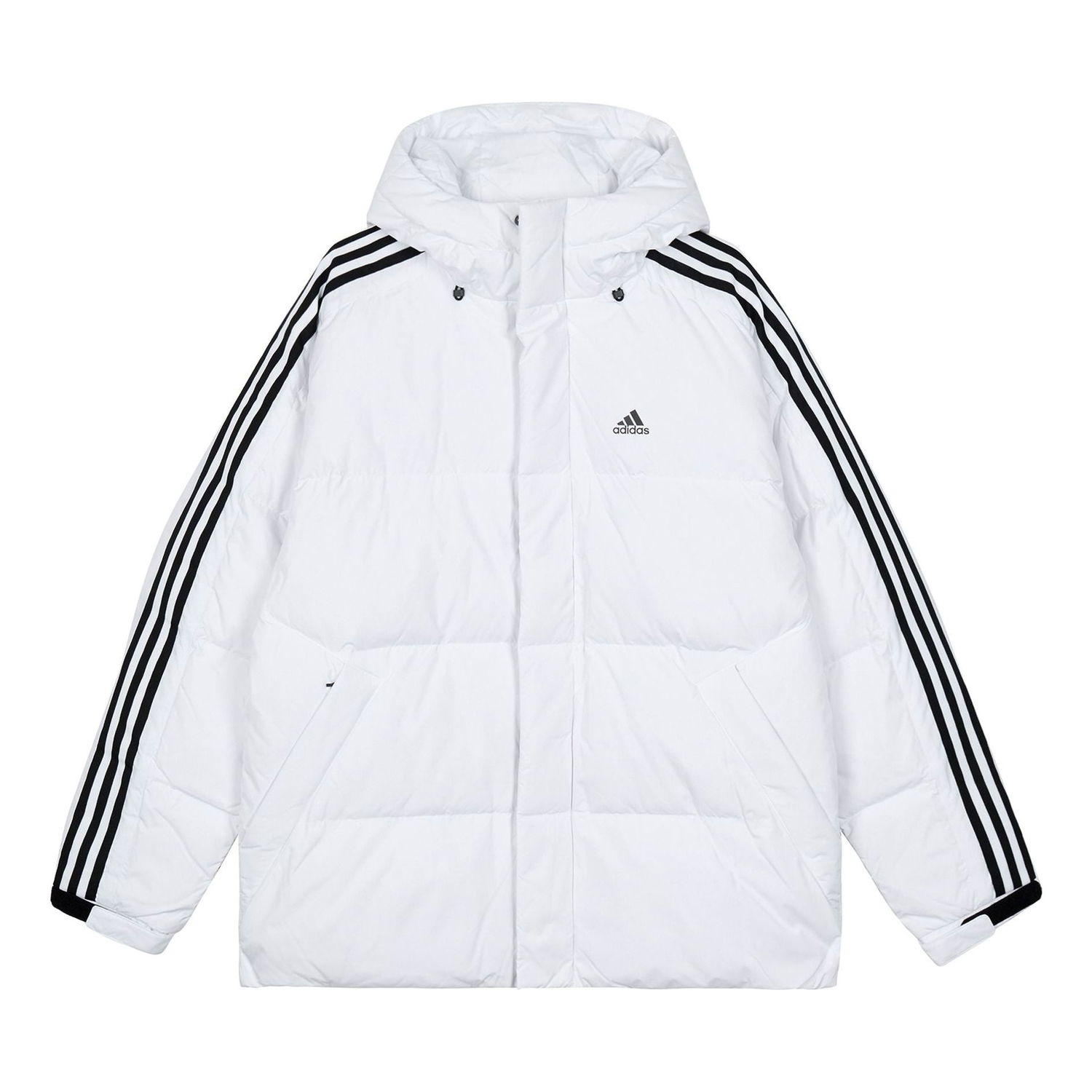 Пухо яке adidas Originals 3-Stripes Puff Down Jacket Бяло | IT8731, 0