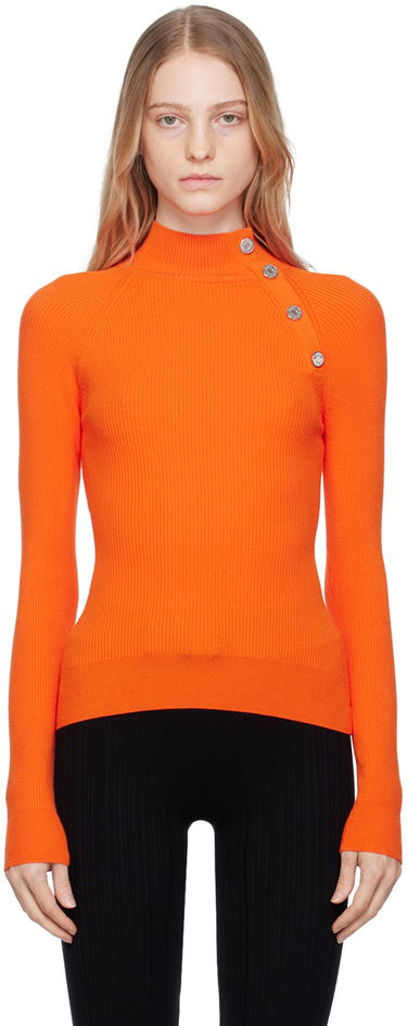 Пуловер Moschino Moschino Jeans Rib Knit Turtleneck Top Оранжево
 | 912 8711, 0
