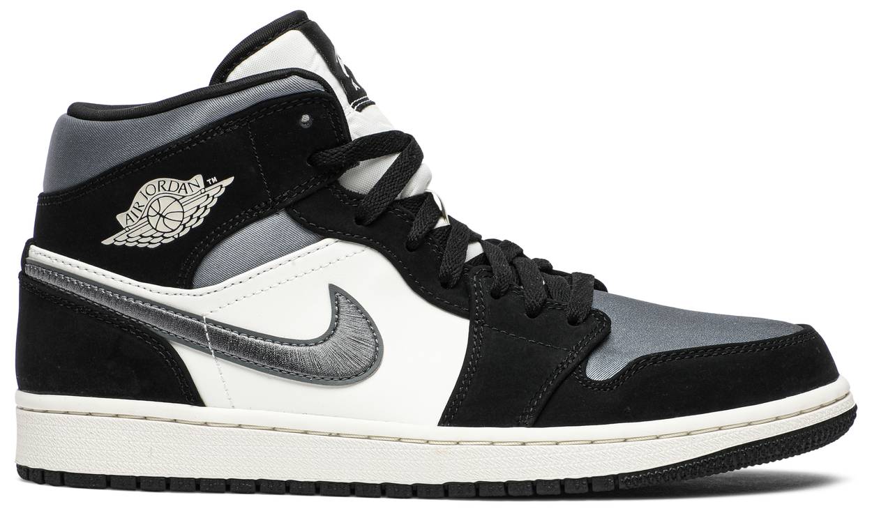 Кецове и обувки Jordan Air Jordan 1 Mid SE "Satin Smoke Grey" Сиво | 852542-011, 0