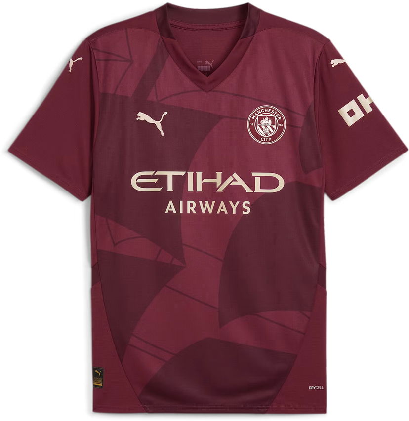 Фланелка Puma Manchester City 2024/25 3rd Jersey Бургунди | 775201-03