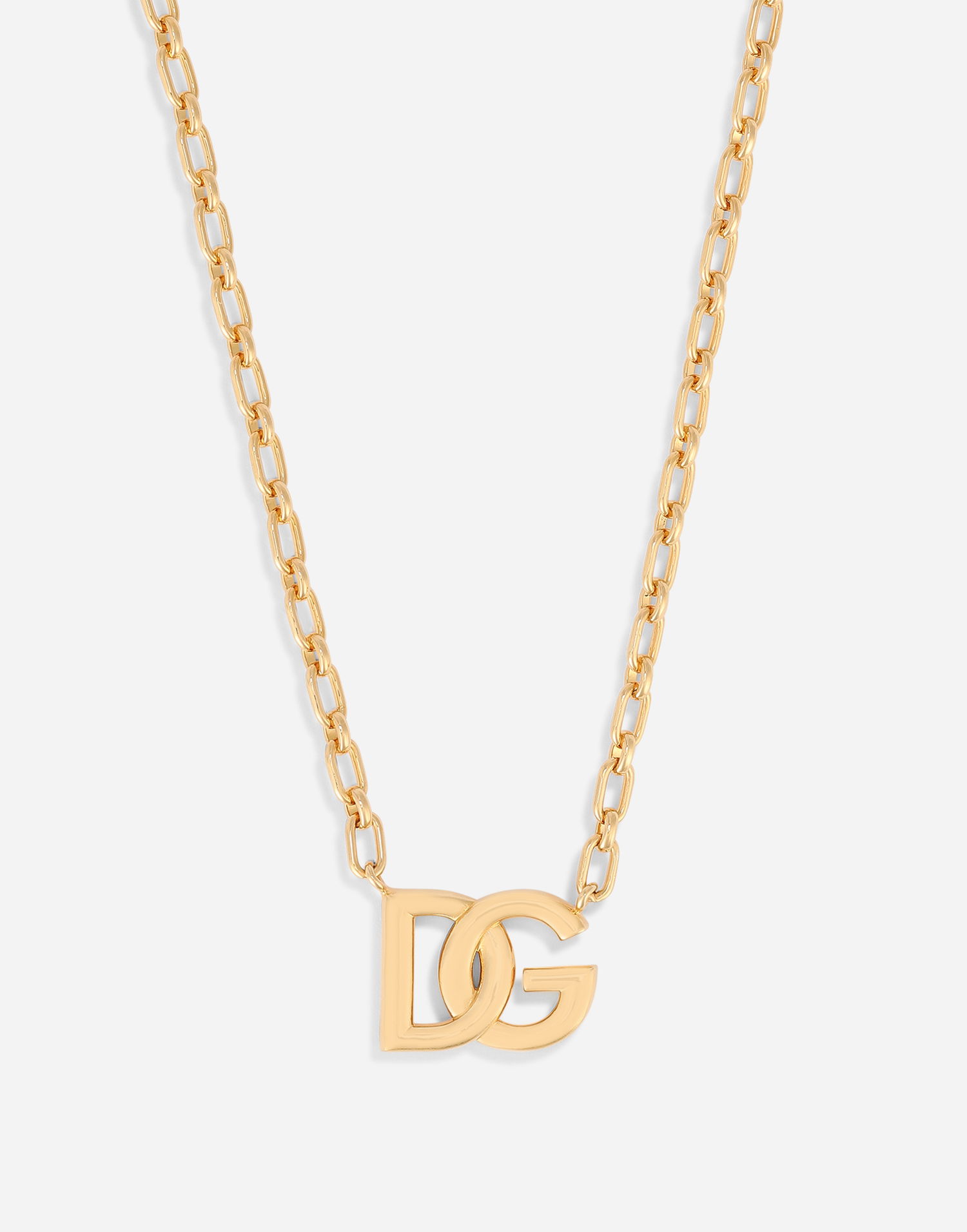 Колие Dolce & Gabbana Dolce & Gabbana Chain Necklace with DG Logo Onesize Металик | WNN5L3W1111ZOO00, 1