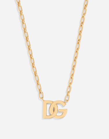 Колие Dolce & Gabbana Dolce & Gabbana Chain Necklace with DG Logo Onesize Металик | WNN5L3W1111ZOO00, 1