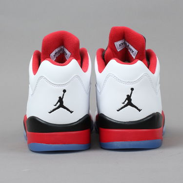 Кецове и обувки Jordan Air Jordan 5 Low ''Fire Red'' 2016 Бяло | 819171-101, 3