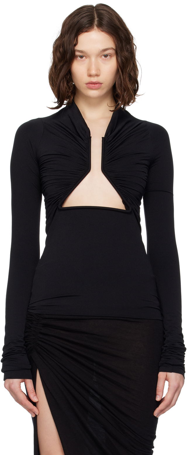 Rick Owens Concordians Double Allanah Prong Top