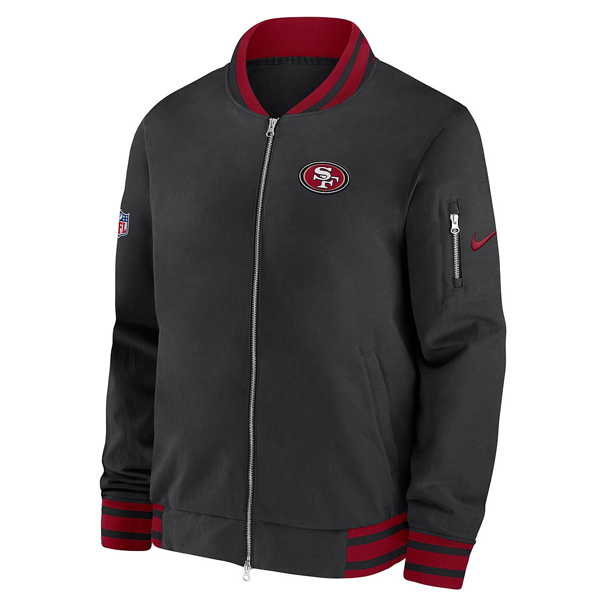 Яке Nike NFL COACH BOMBER SAN FRANCISCO 49ERS, Черно | 00ML-00A-73-V6U, 1