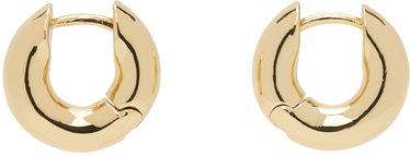 Обеци Anine Bing ANINE BING Small Bold Link Hoop Earrings Металик | A-15-3255-920, 0