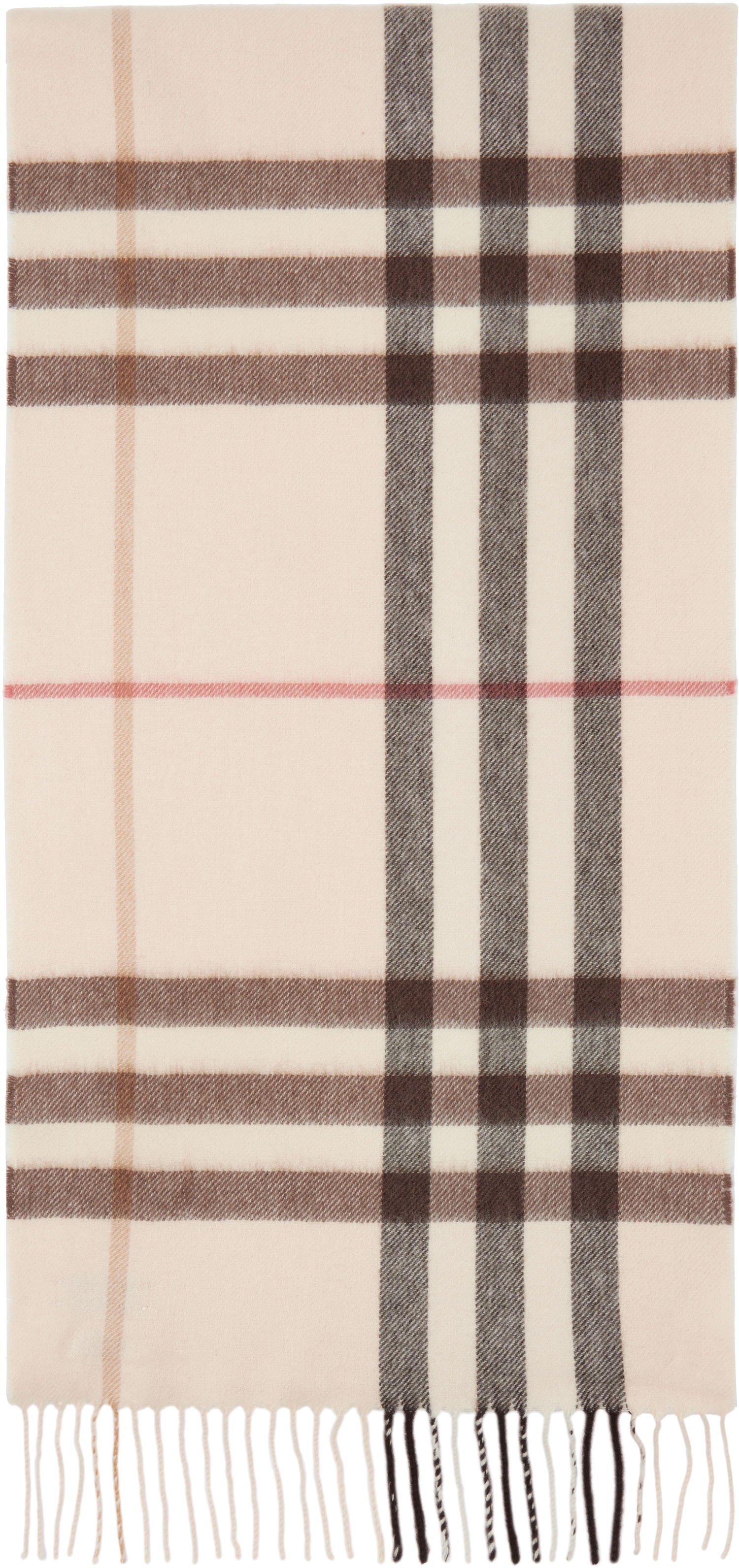 Шал Burberry Check Cashmere Scarf Бежово | 8103011, 0