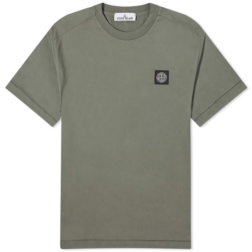 Тениска Stone Island Patch T-Shirt Зелено | 801524113-V0059