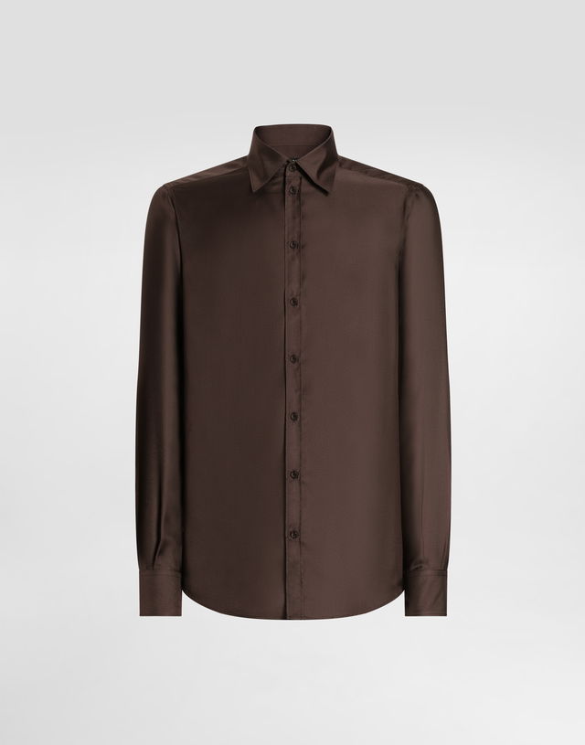 Dolce & Gabbana Martini Silk Twill Shirt