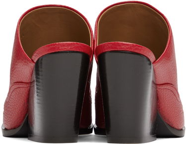 Кецове и обувки Stella McCartney Cowboy Cloudy Wedge Mules Червено | 810156AP0160, 1