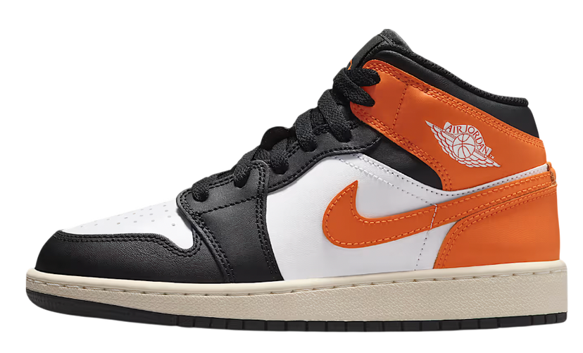 Кецове и обувки Jordan Jordan 1 Mid Black Toe Оранжево
 | DQ8423-801