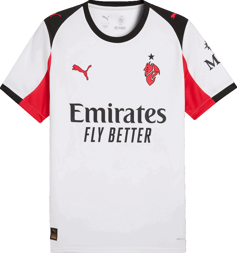 Фланелка Puma Puma ACM Away Replica Jersey 2025/26 Бяло | 779971-02