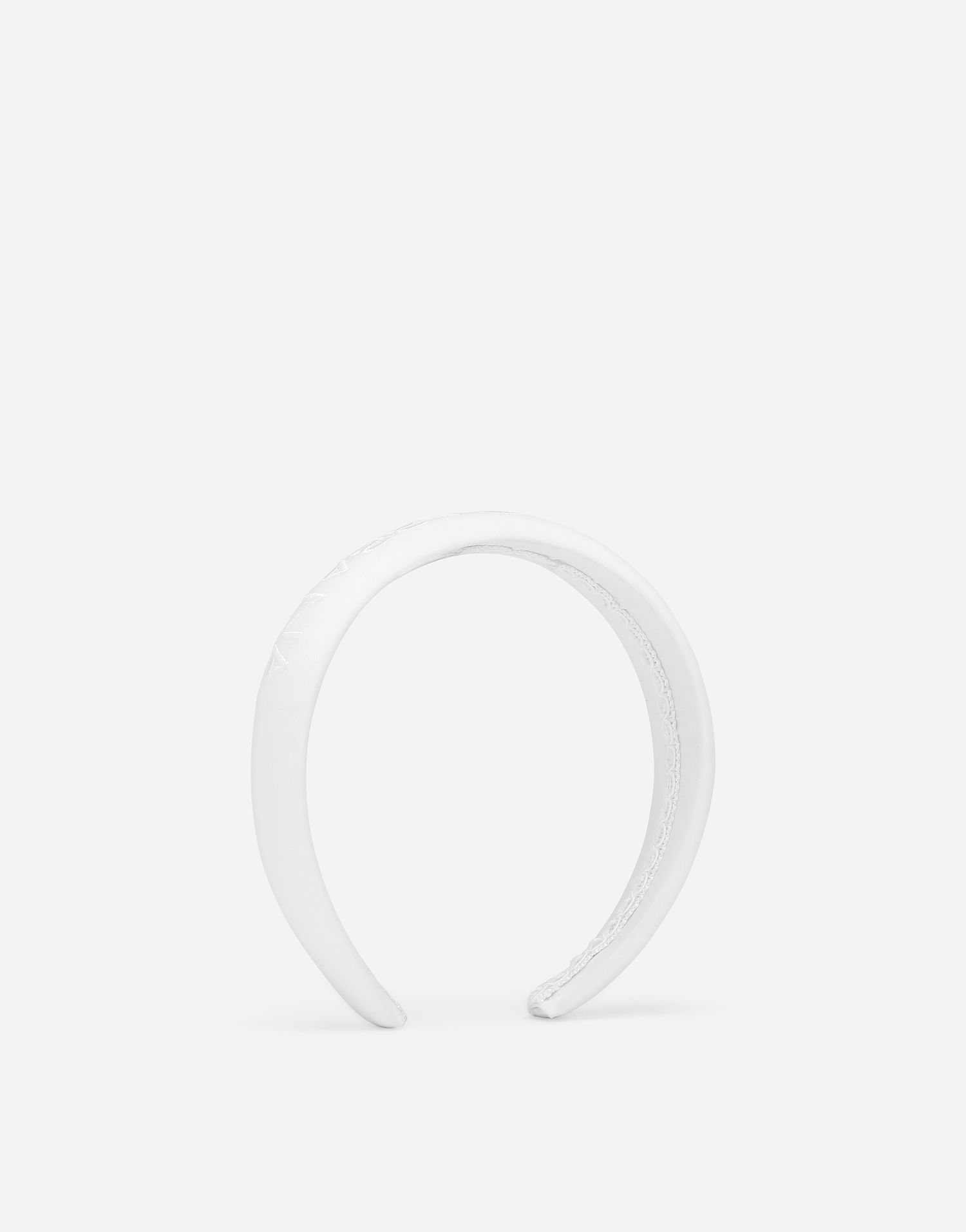 Гривна Dolce & Gabbana Dolce & Gabbana Poplin Hairband With Logo Бяло | LB3L54G7NYSW0800, 0