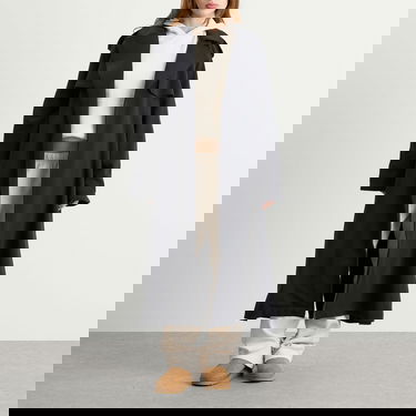 Тренчкот SKIMS Boyfriend Fleece Trench Coat Черно | LS-LST-8018W-ONX, 2