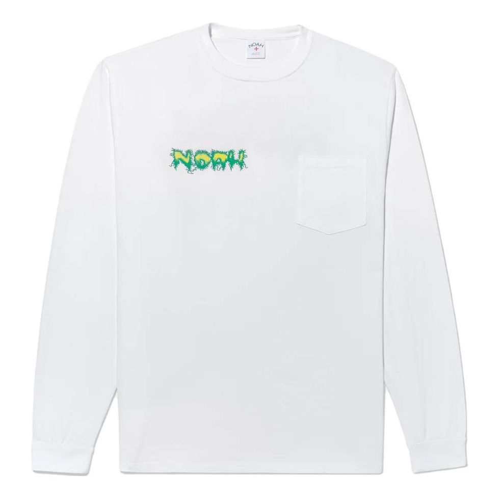 Тениска Noah Noah Shock Graphic Long Sleeve T-Shirt Бяло | PTO022SS23WHT, 0
