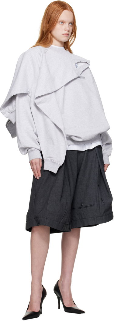 Суитчър VETEMENTS VETEMENTS Double Layered Sweatshirt Сиво | UH76CW400G, 3