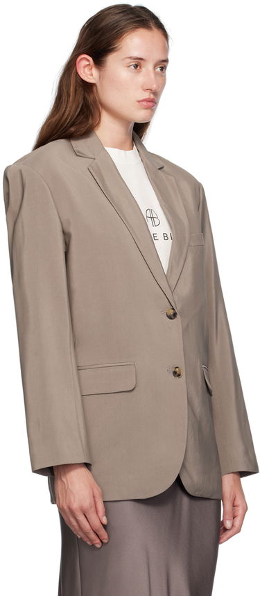 Яке Anine Bing Single-Breasted Blazer Бежово | A-01-2007-TPU23, 1