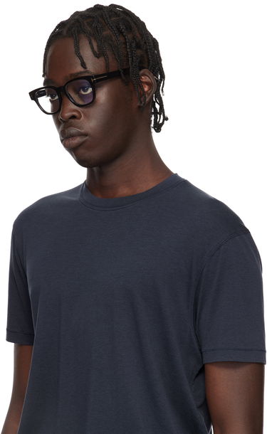 Слънчеви очила Tom Ford Tom Ford Square Blue Block Glasses Черно | FT5977-B_50001, 3