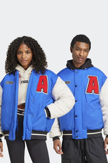 Яке бомбър adidas Originals adidas x Moon Boot Varsity Jacket Синьо | IY8048, 0
