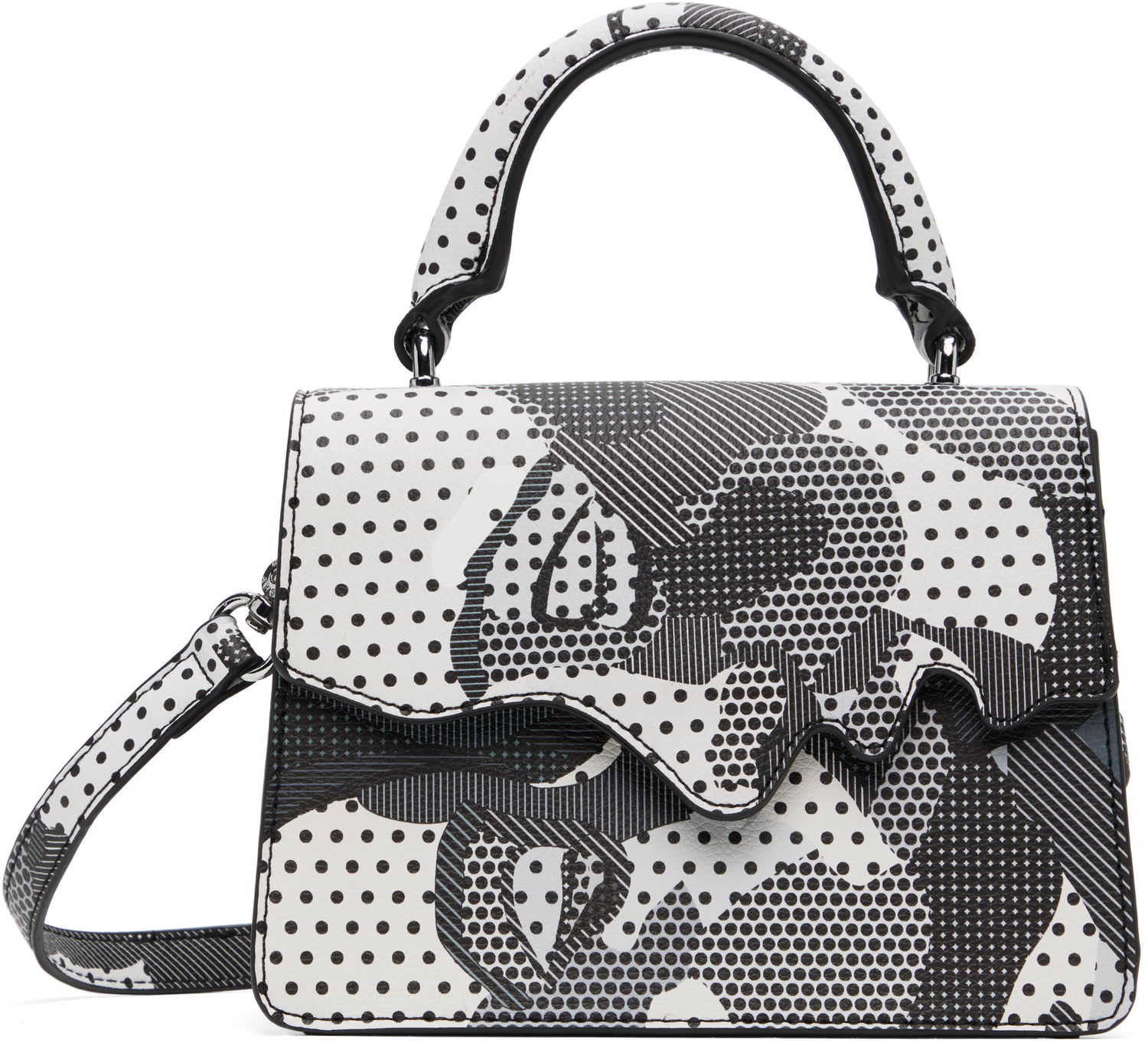 Дамска чанта KidSuper KidSuper Kissing Print Top Handle Bag Многоцветен | AW24-BAG-20, 0