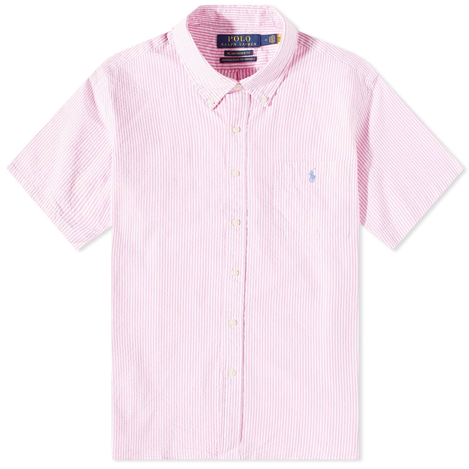 Риза Polo by Ralph Lauren Seersucker Розово | 710906574001, 0
