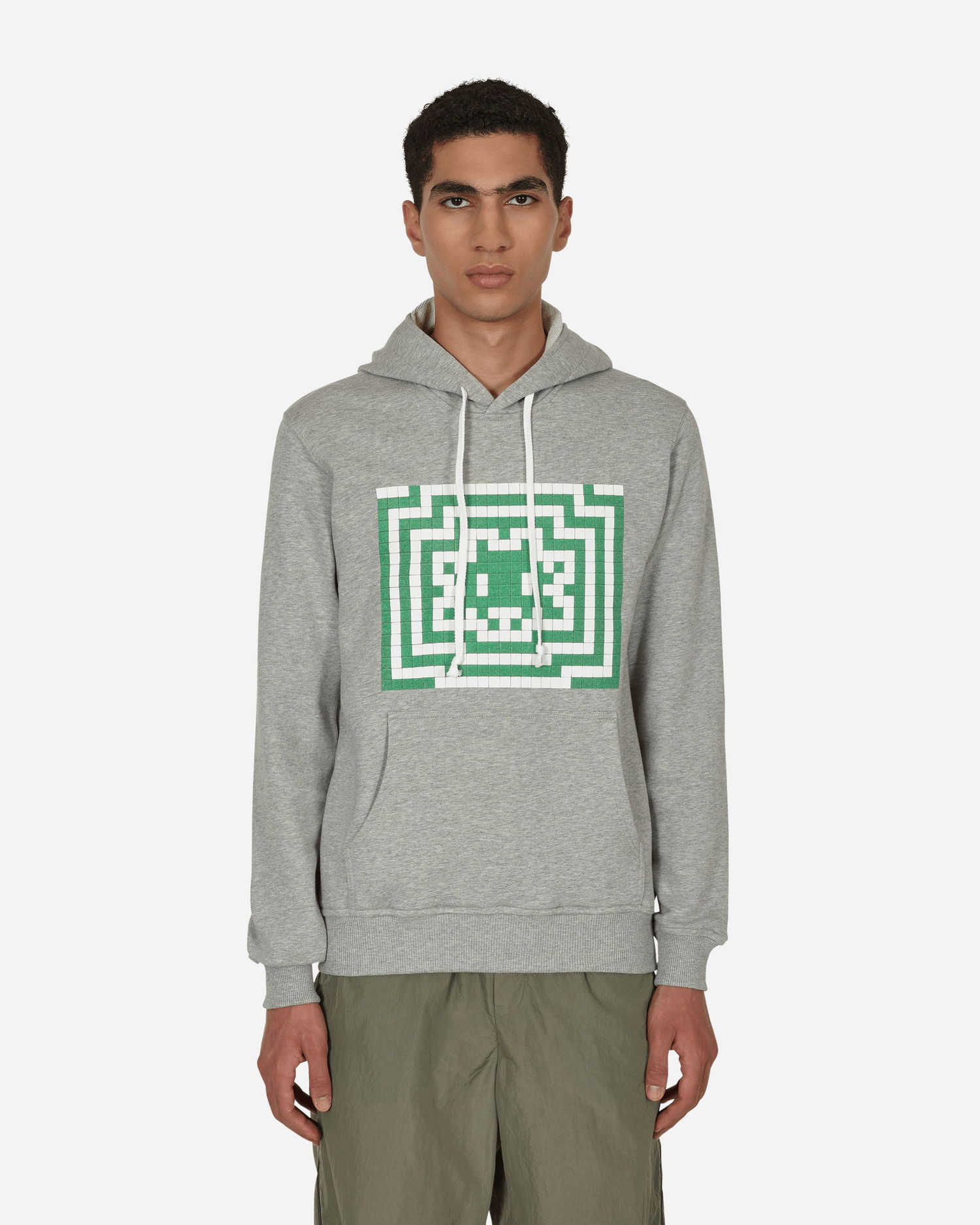 Суитчър Comme des Garçons Invader Hooded Sweatshirt Сиво | FJ-T006-W22 1, 0