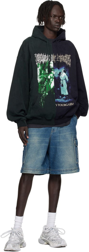 Суитчър VETEMENTS Vetements Cradle of Filth Cut-Up Oversized Hoodie Многоцветен | UCF76HD850EN, 3