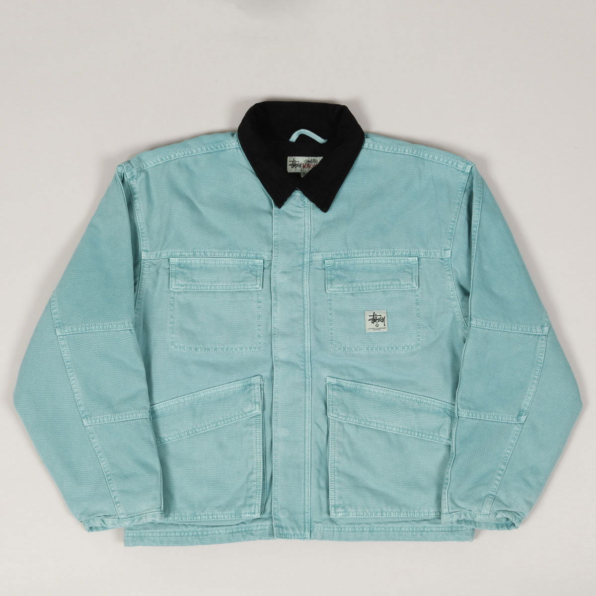 Яке Stüssy Stussy Washed Shop Jacket Тюркоазено | 115589 0872, 0