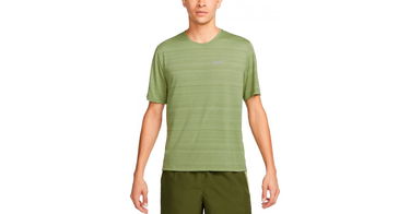 Тениска Nike Dri-FIT Miler Running Top Зелено | dz4658-334, 1