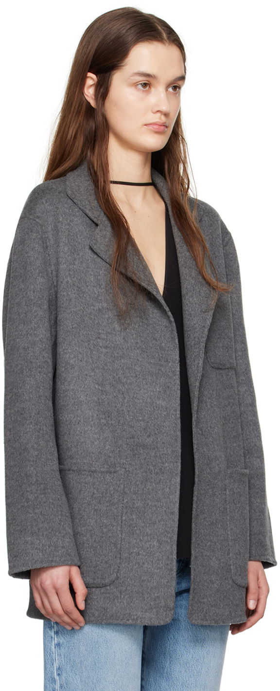 Яке TOTEME TOTEME Patch Pocket Jacket Сиво | 242-WRO1613-FB0006, 1
