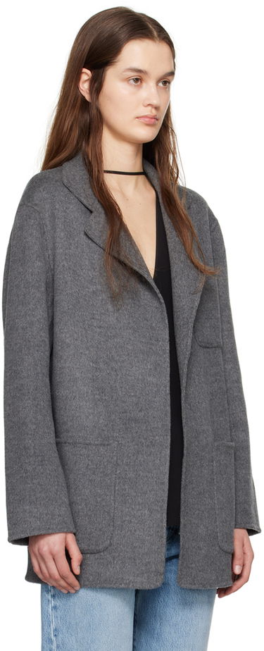 Яке TOTEME TOTEME Patch Pocket Jacket Сиво | 242-WRO1613-FB0006, 1