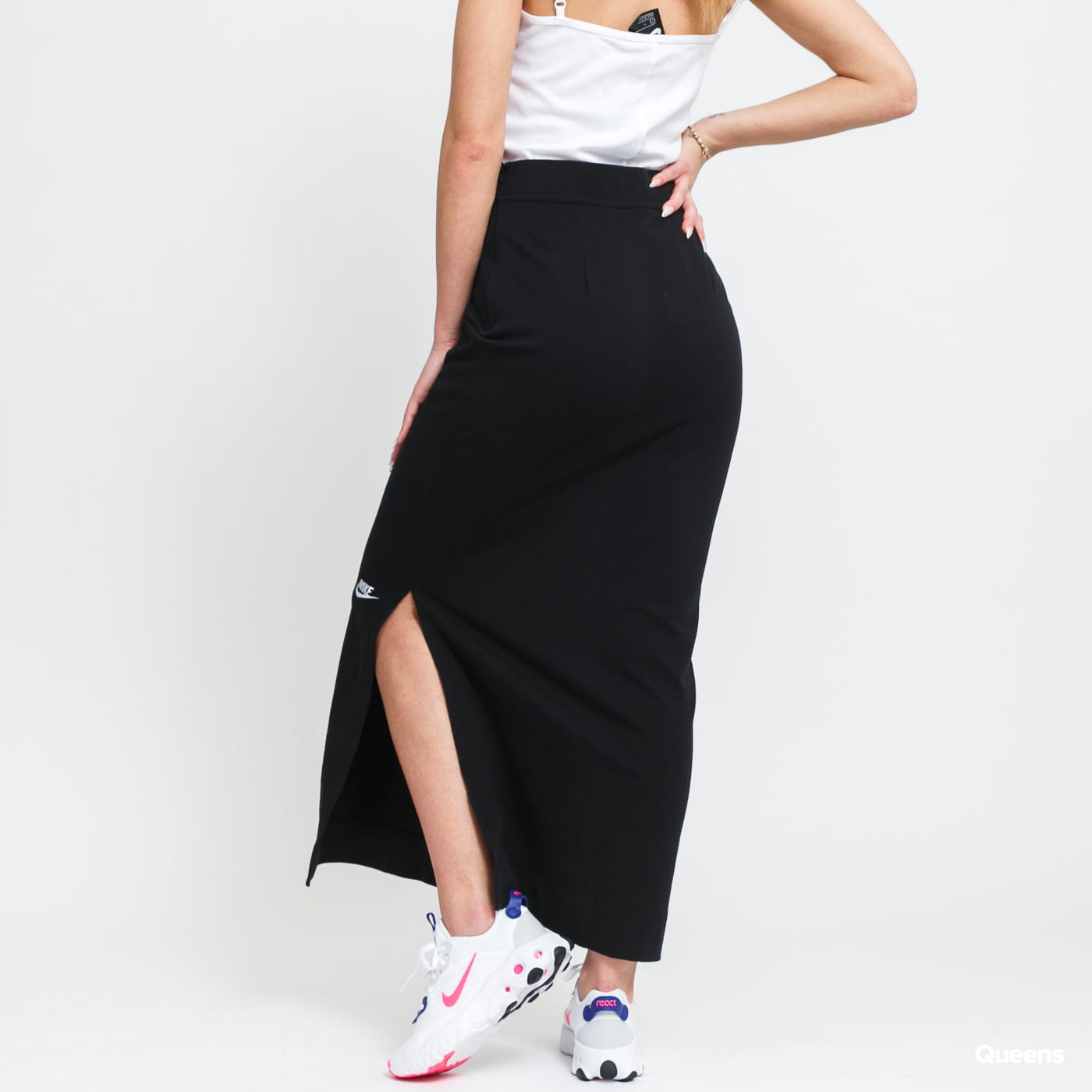 Пола Nike Skirt Maxi Jersey Черно | CZ9730-010, 1
