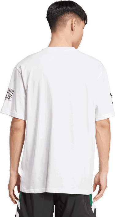 Тениска adidas Performance From Herzogenaurach To The World Graphic Tee Бяло | JX3065, 3