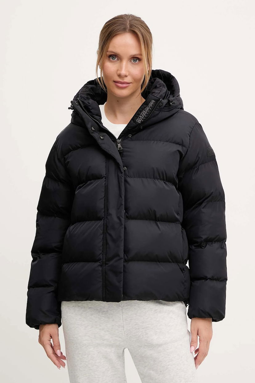 Пухо яке Napapijri Napapijri A-Glane Winter Puffer Jacket Черно | NP0A88Z44001