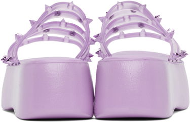 Грижа за обувките Jean Paul Gaultier Jean Paul Gaultier Melissa Edition 'The Becky Punk Love' Platform Slides Лилаво | 23/12-F-CS002-X033-29, 1