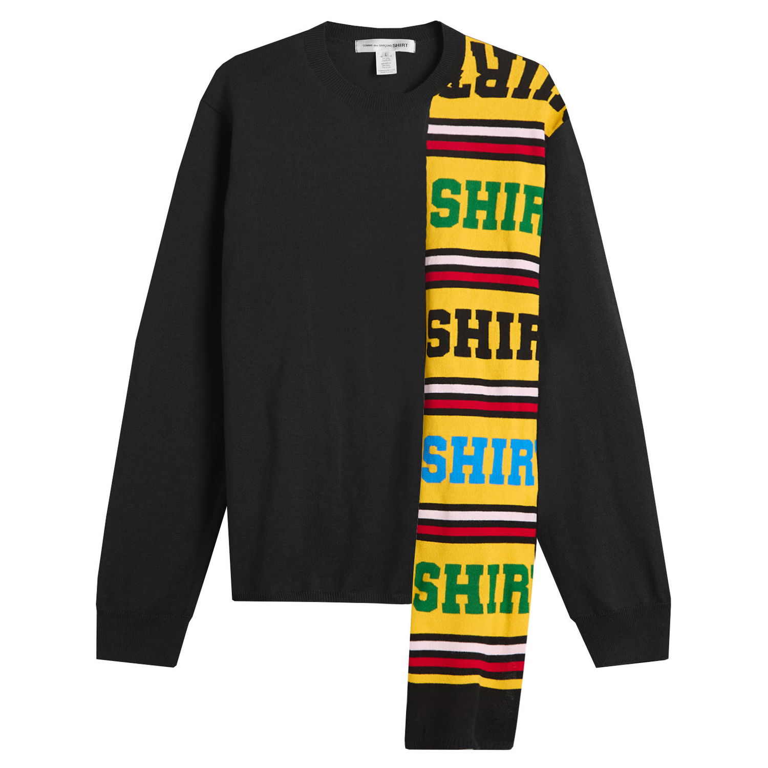 Пуловер Comme des Garçons Football Scarf Черно | FP-N003-051-1, 1