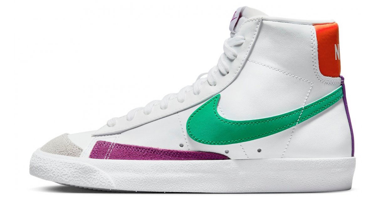 Кецове и обувки Nike Blazer Mid '77 Vintage Бяло | cz1055-123, 1