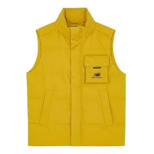 Жилетка New Balance Windproof Puffer Vest Жълто | AMV14310-MSU, 0