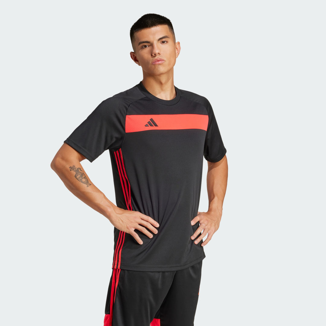 Тениска adidas Performance Tiro 25 Black Training T-Shirt Черно | JM3588, 1
