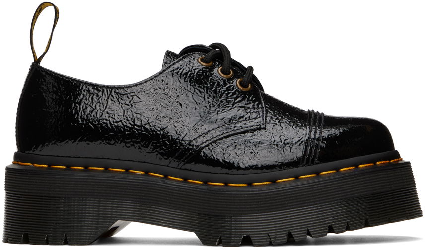 Кецове и обувки Dr. Martens Quad 1461 Platform Derbys Черно | 27716001, 0