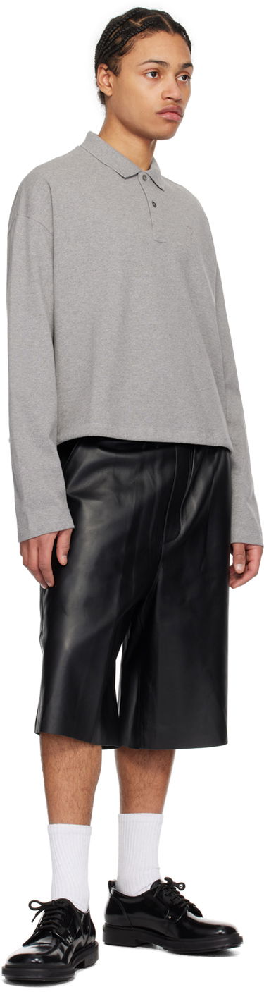 Пуловер AMI Paris de Cœur Sweater Черно | UKS042.KN0039, 3