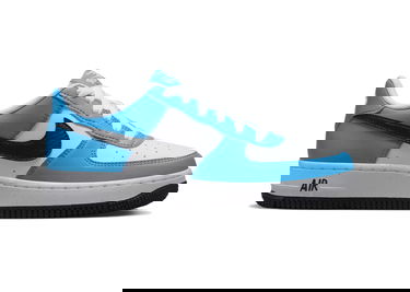 Кецове и обувки Nike Air Force 1 Low 'University Blue Black' (GS) Синьо | FN3810-400, 0