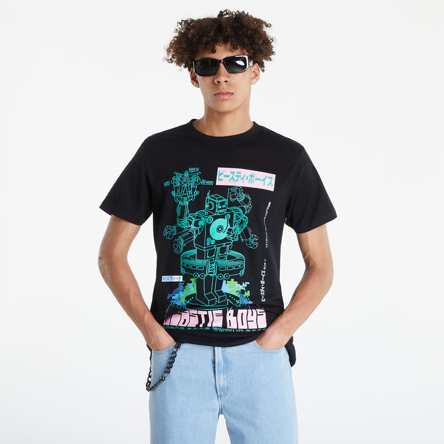 Тениска Urban Classics Beastie Boys Robot T-Shirt Черно | MT2120, 0