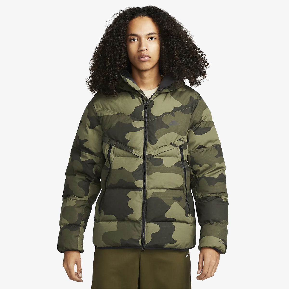 Яке Nike M NK TF WR PL-FLD JKT CAMO Зелено | DQ4935-222, 0